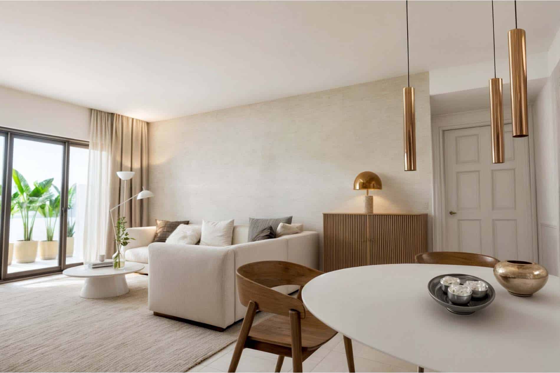 a.png_0006_2 Living Dining view Café Crème Miami Restaurant - before picture of the construction with the ground being open to place the counter