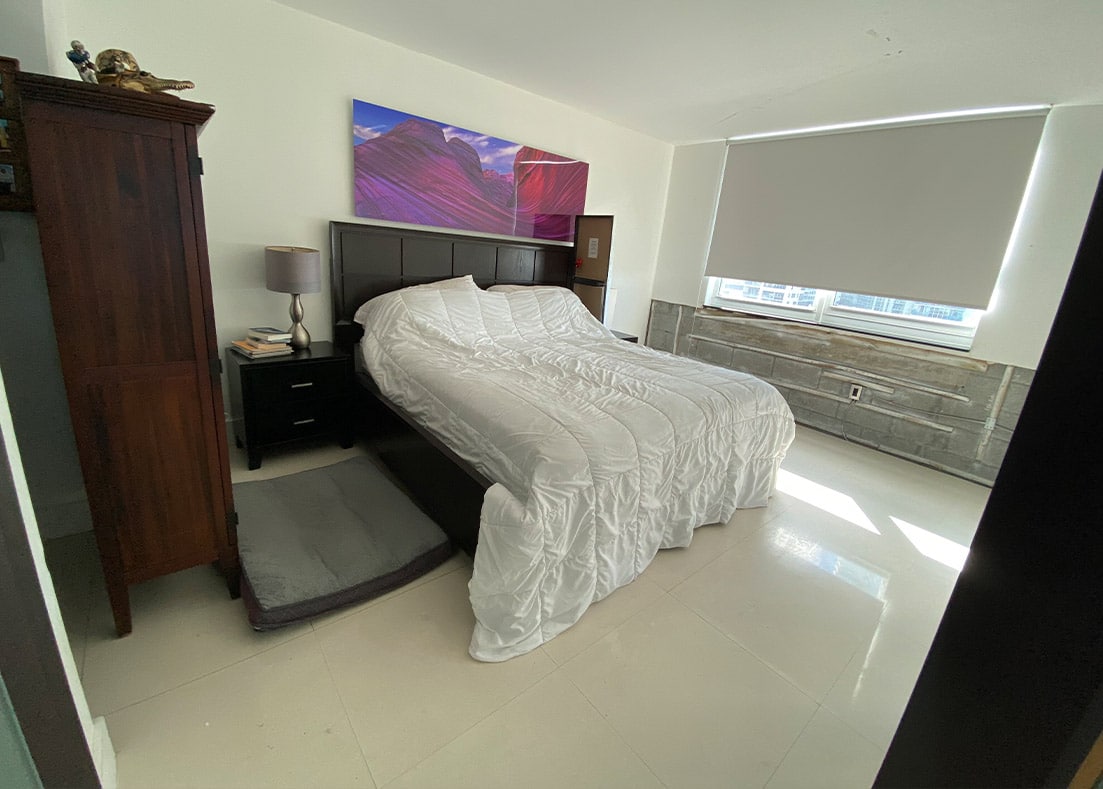 dwqd Modular Business Office - view of the front porch with wooden roof, designed by Beatrice Leupold